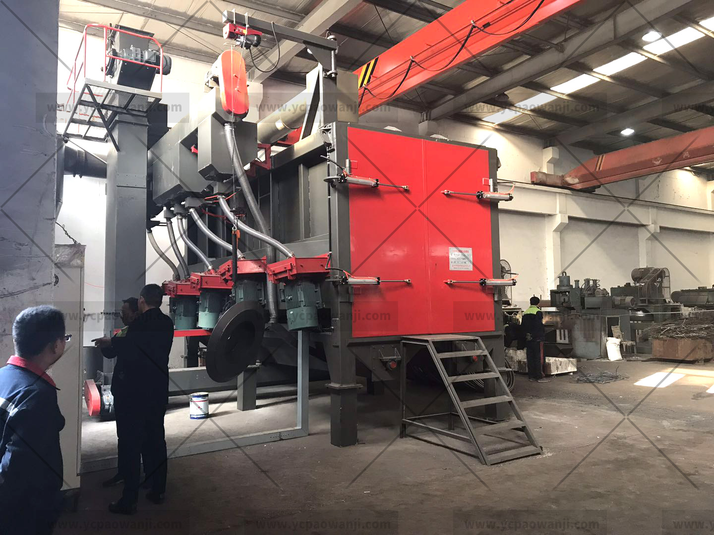 江蘇拋丸機(jī)除銹設(shè)備 拋丸機(jī)清理室體的除塵風(fēng)量如何計(jì)算的?拋丸機(jī)廠家來(lái)教你技巧!