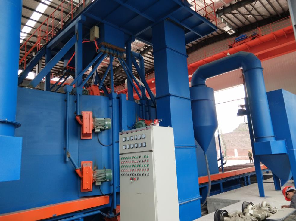 江蘇拋丸機除銹設備 輥道通過式拋丸機的組成有哪些