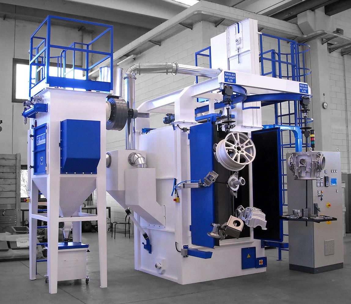 汽車發動機缸體/外殼用哪種拋丸機呢？